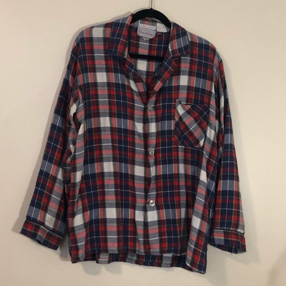 Checkered Button Up Top - Picture 2 of 7